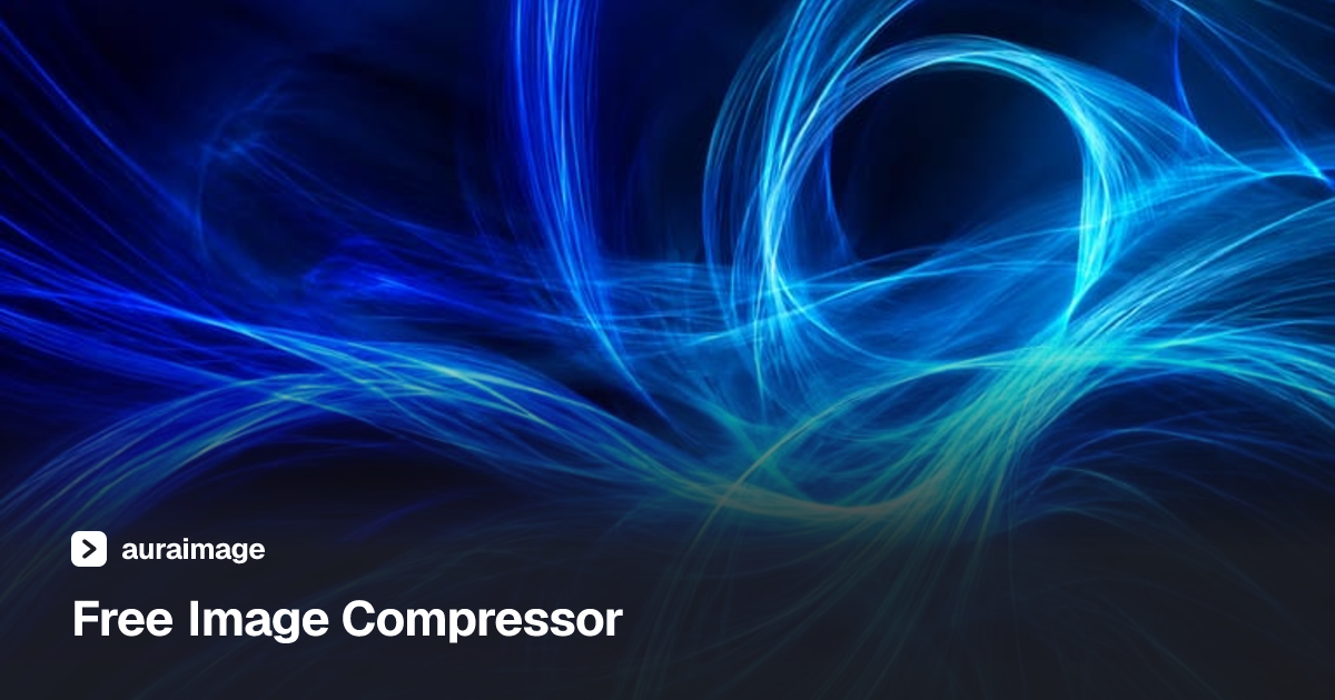 AuraImage Image Compressor upload interface